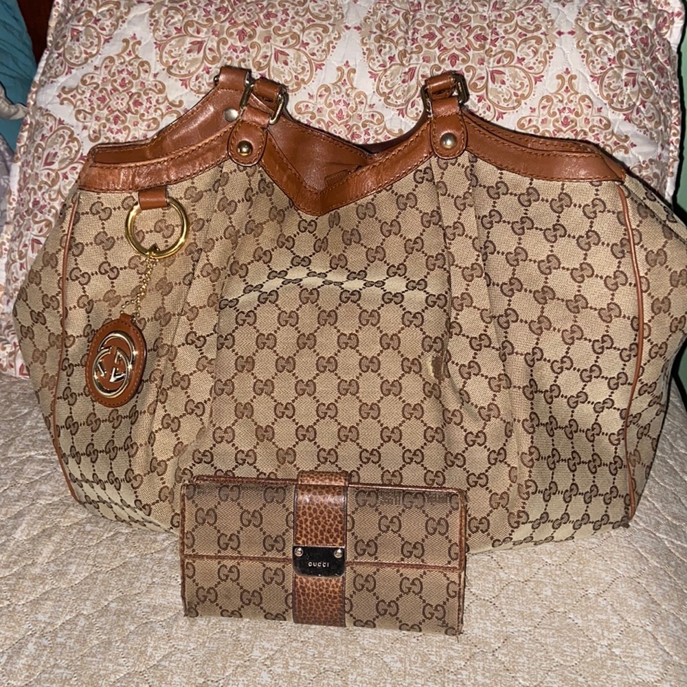 Gucci sukey  bag & wallet